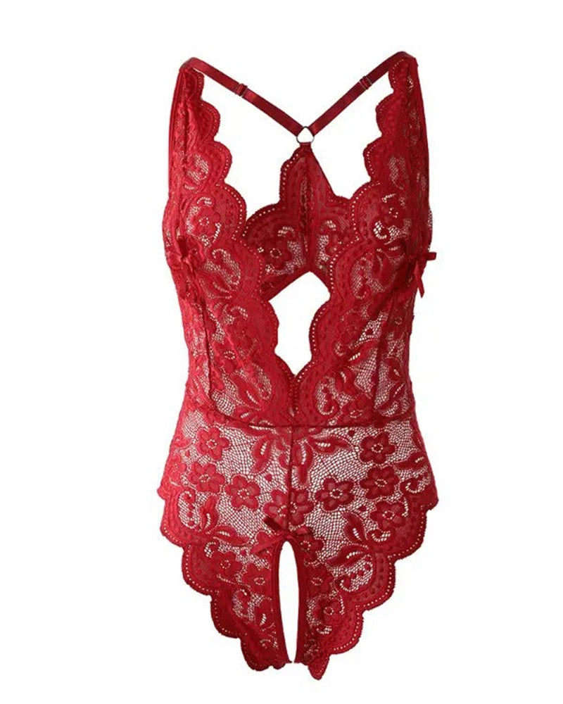 Sexy kanten pyjama zonder kruis