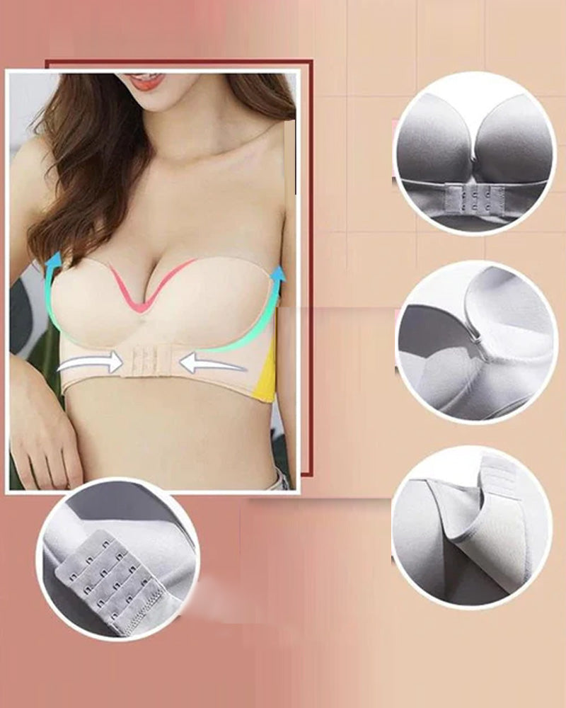 Strapless bh met gesp aan de voorkant