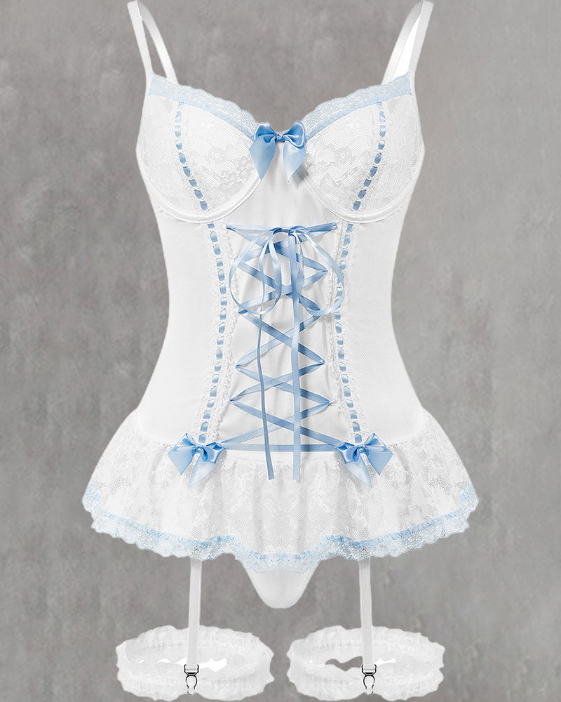 Sexy Kanten Lingerie Met Strik