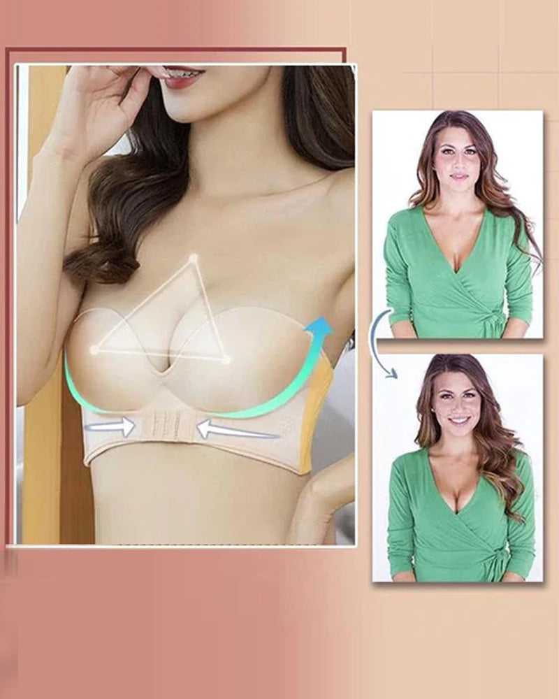 Strapless bh met gesp aan de voorkant