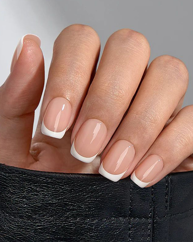 Franse Vierkante Korte Nagels