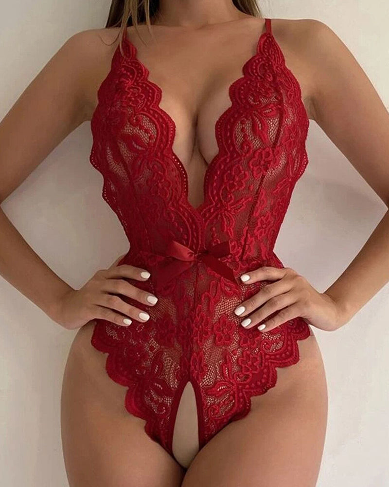Halterneck Kantbodysuit