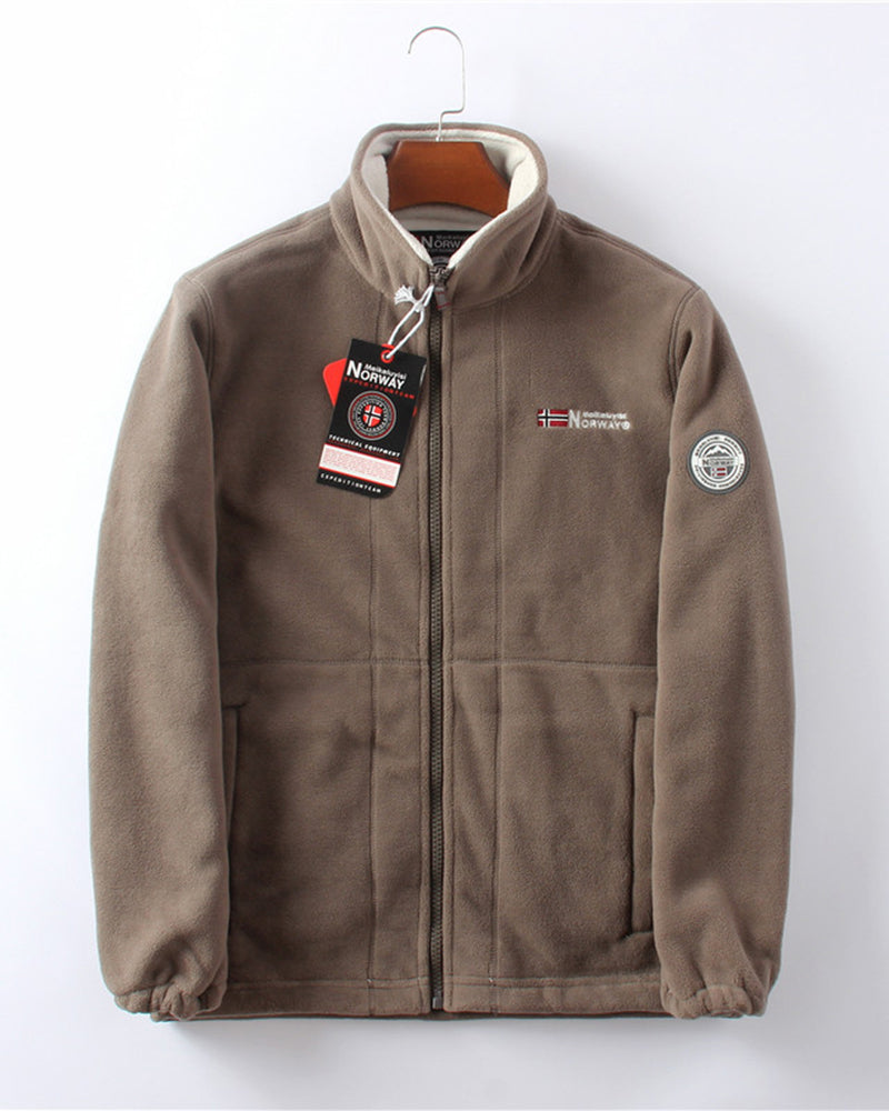 Jacket Heren Dubbel-Lagen Fleece & 50% KORTING