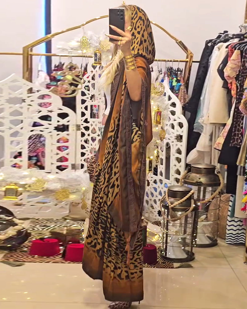 Jas Batwingmouw Luipaardprint