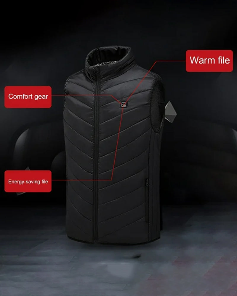 Vest casual slimme verwarming