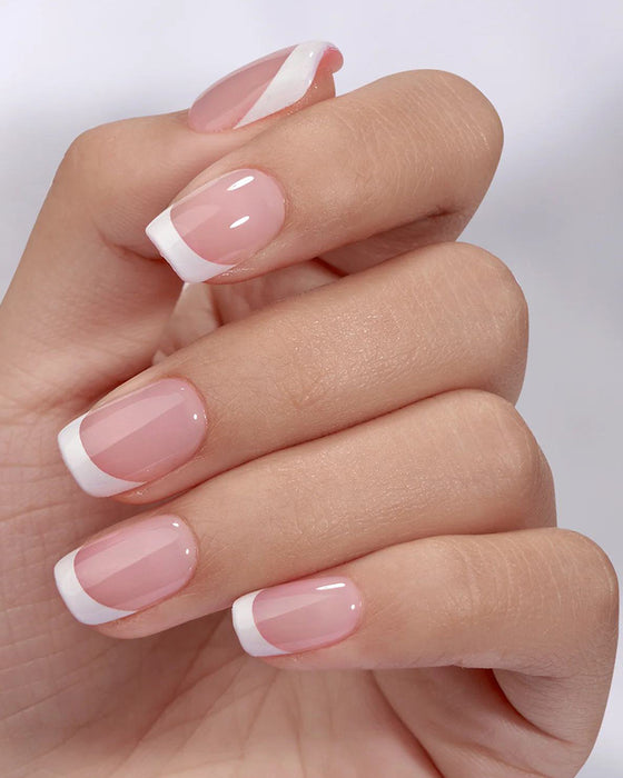 Franse Vierkante Korte Nagels
