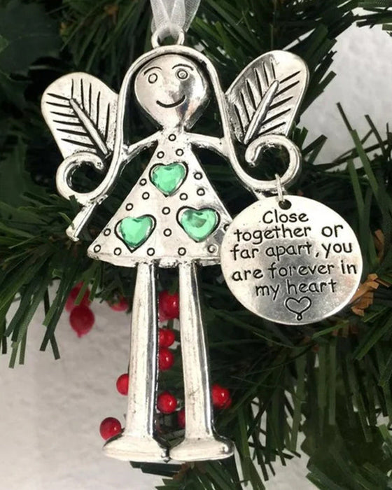 Gekke mooie vrienden voor altijd - kerstcadeau met engelornament