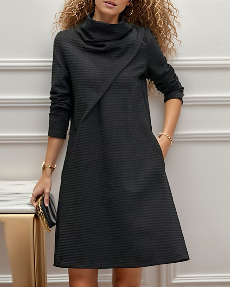 Couture jurk met hoge zak