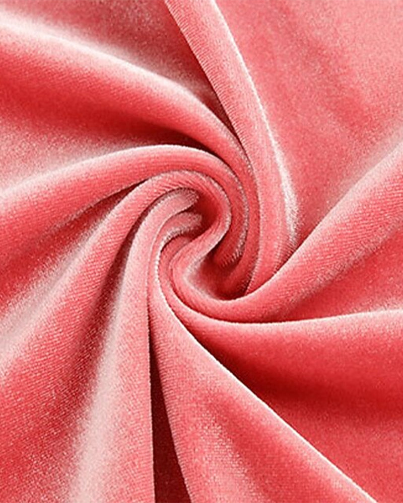 Heren Top Met Comfortabele Passform, Fluwelen Stof En Lange Mouwen