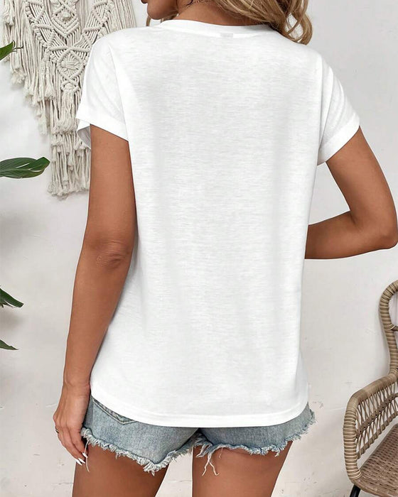 T-Shirt Ronde Hals Holsteek