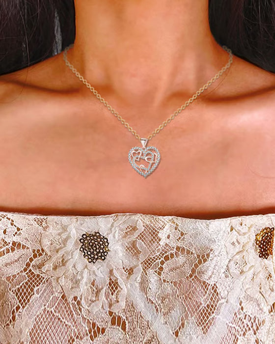 Ketting met Verweven Harten