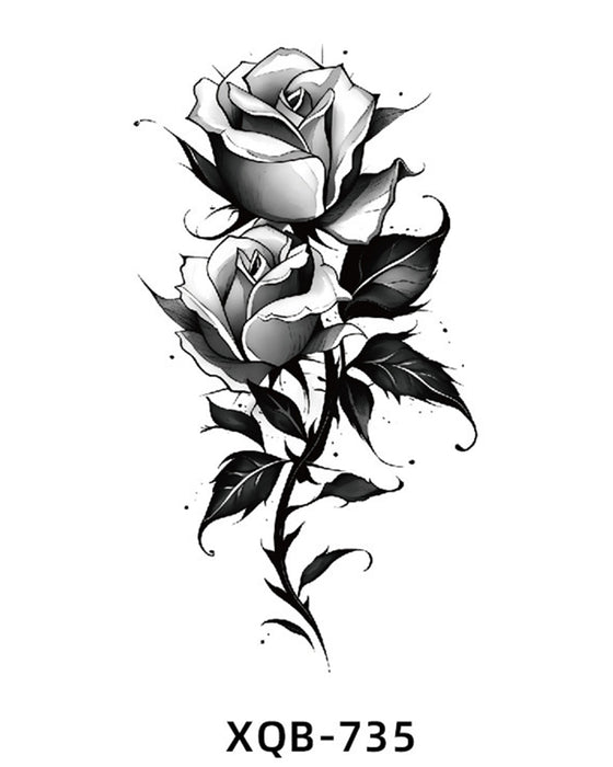 Gesimuleerde Bloem Tattoo Stickers Voor Arm