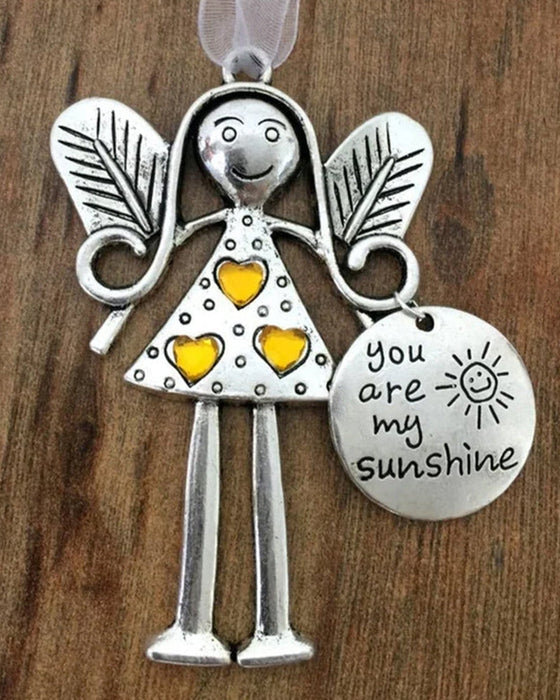 Gekke mooie vrienden voor altijd - kerstcadeau met engelornament