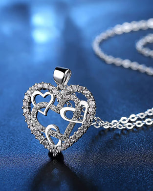 Ketting met Verweven Harten