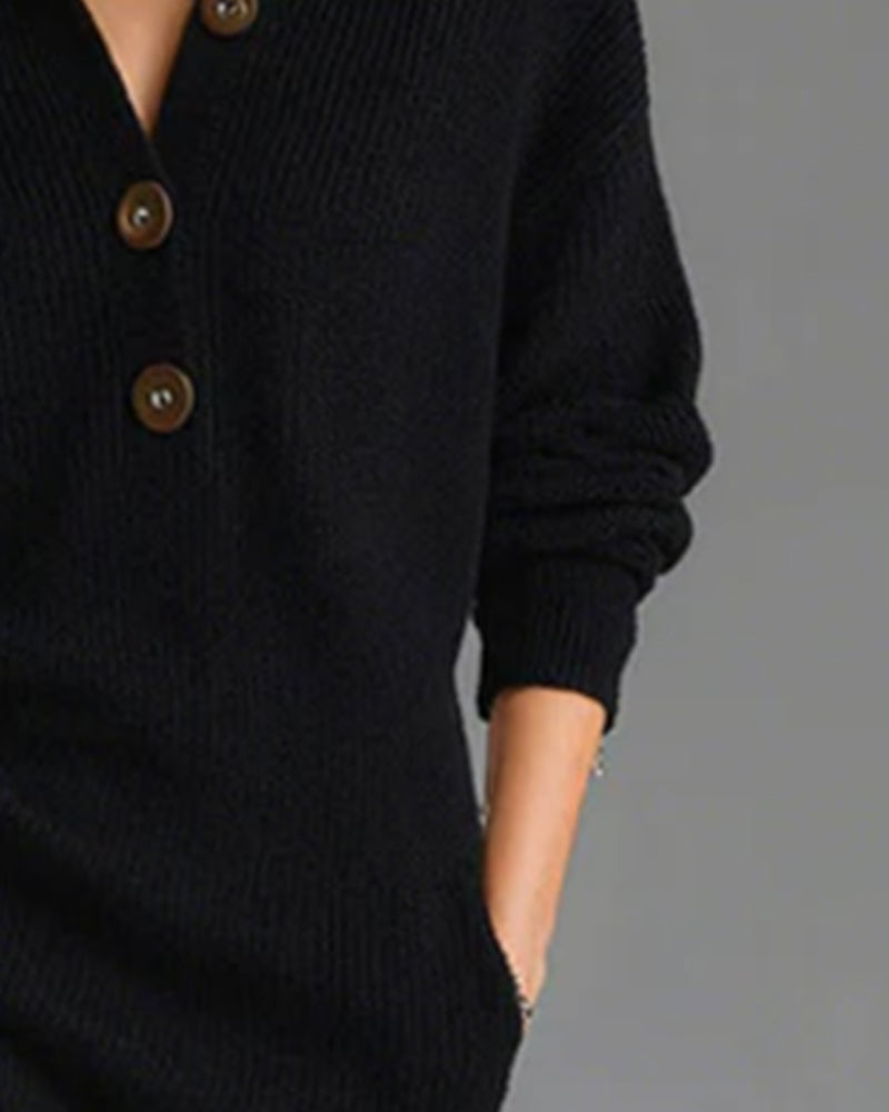Truijurk casual effen kleur herfst en winter