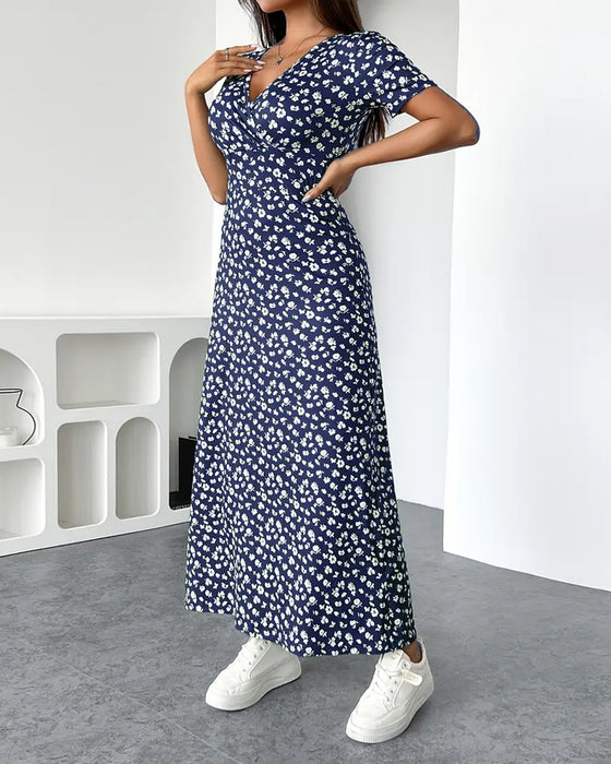 Jurk Sexy Elegant Bedrukt