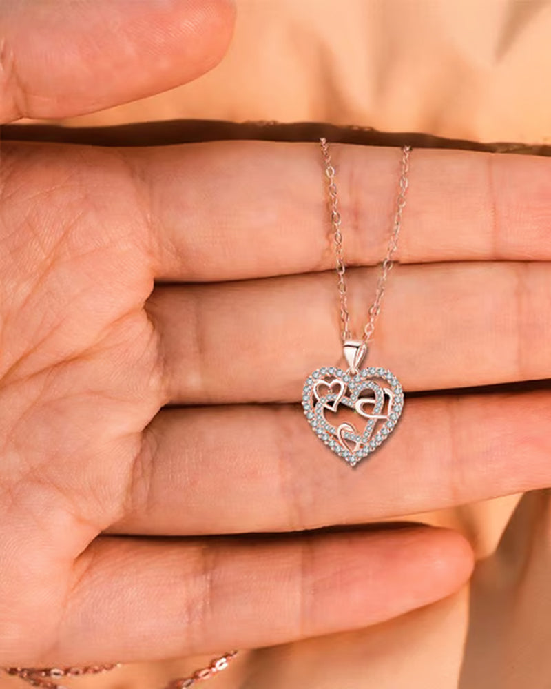 Ketting met Verweven Harten