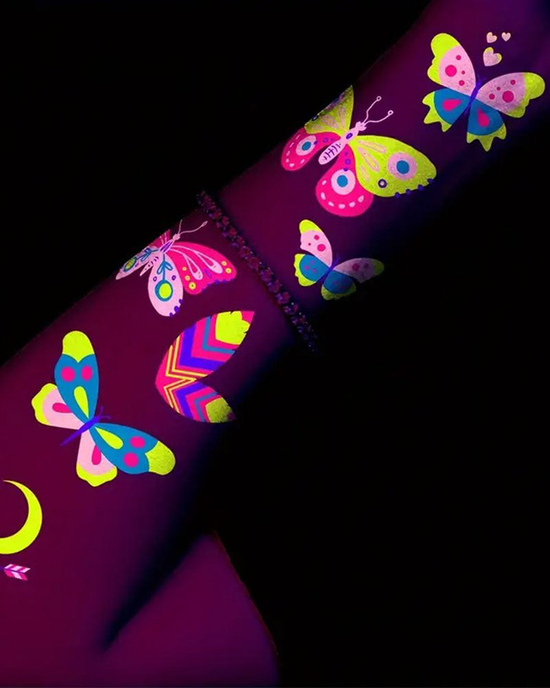 Fluorescerende Tattoo Stickers
