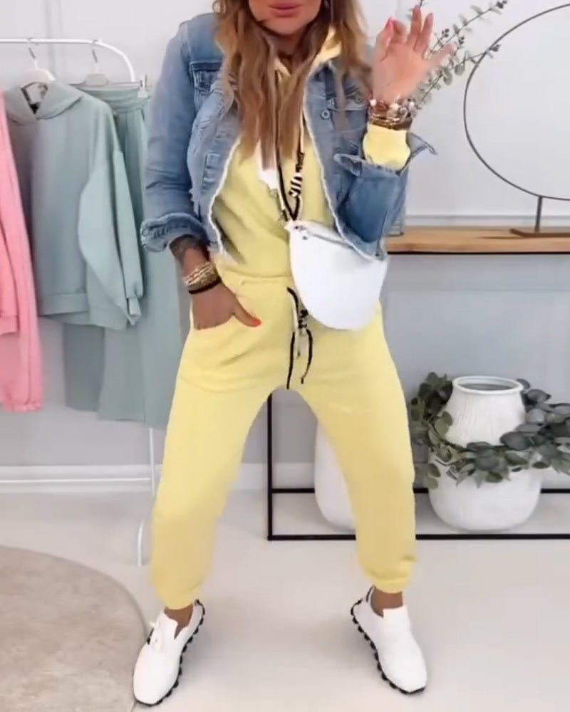 Tweedelig Pak Street Style Trui Sport