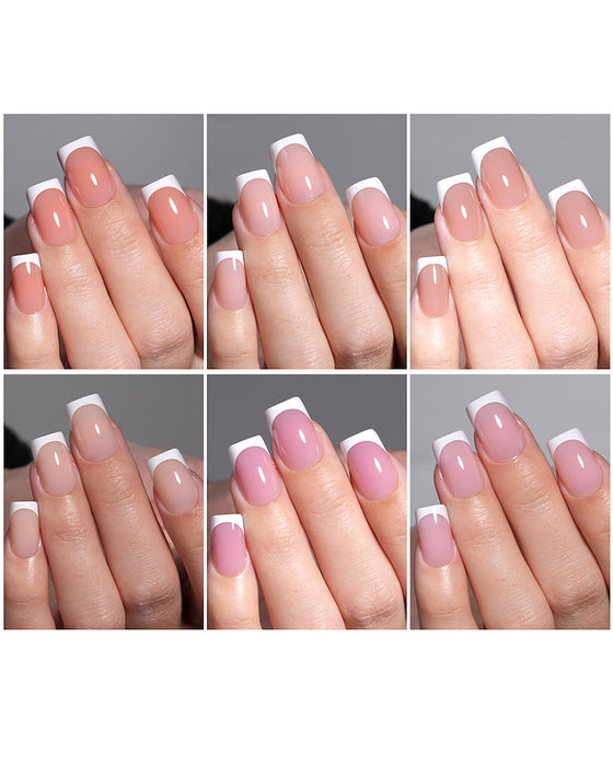 Franse Vierkante Korte Nagels