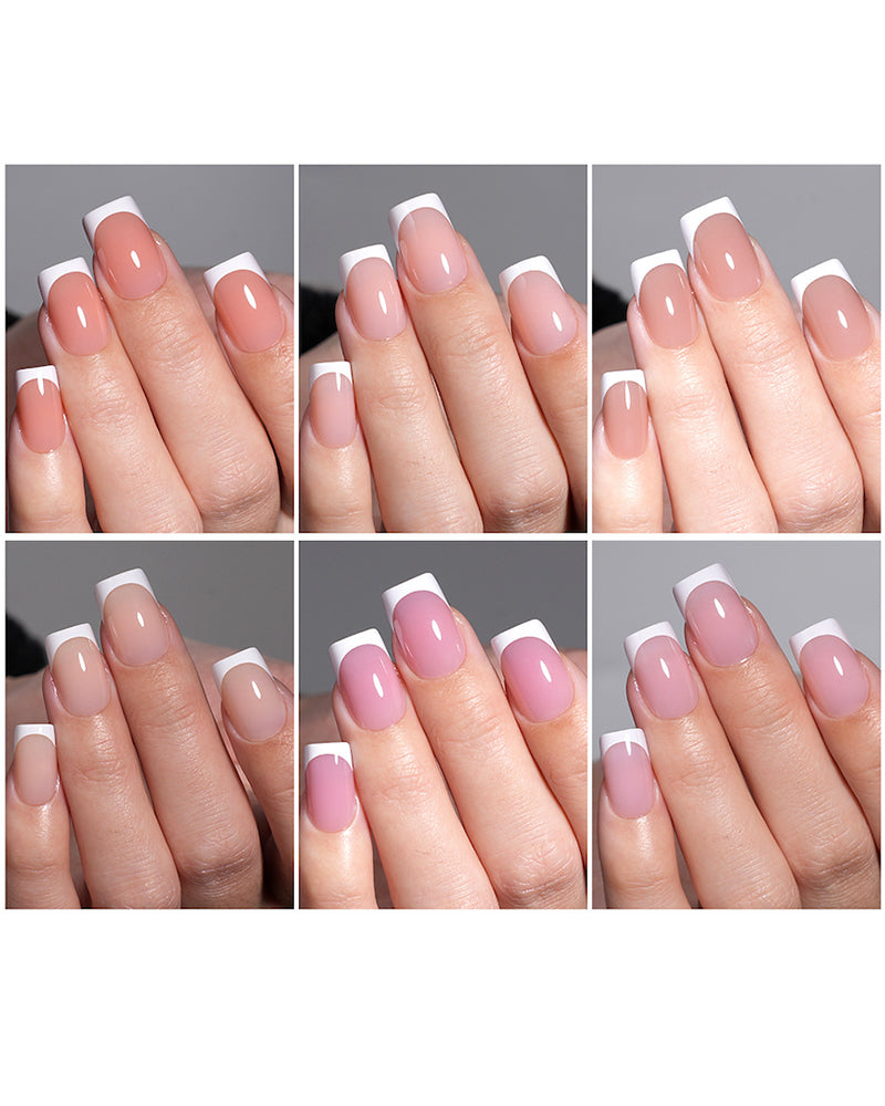 Franse Vierkante Korte Nagels