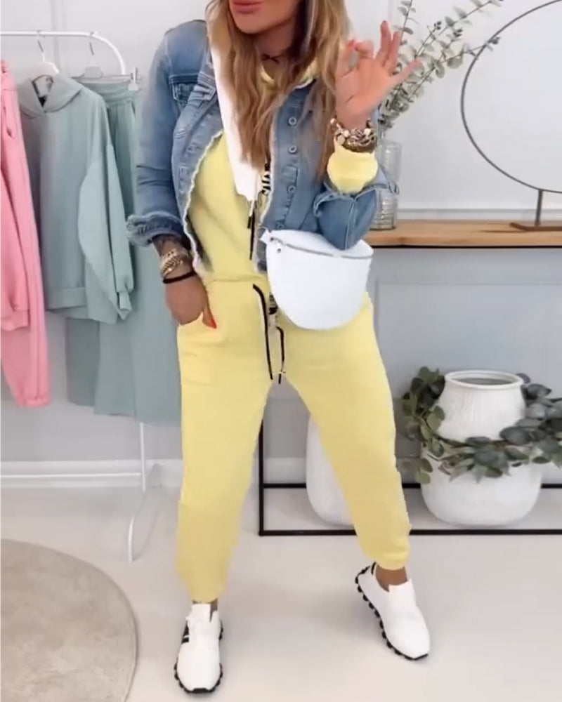 Tweedelig Pak Street Style Trui Sport