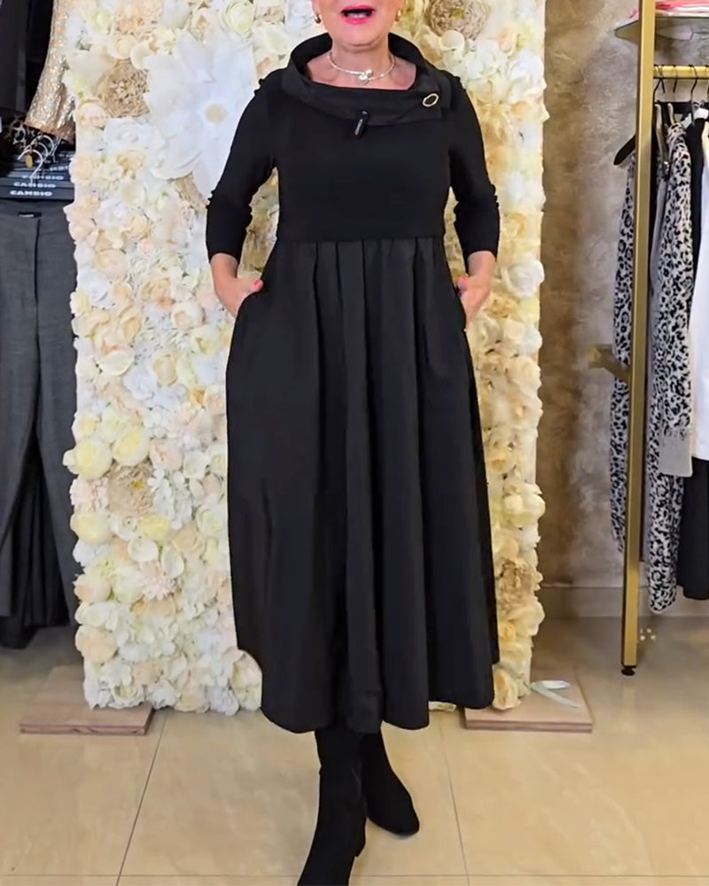 Jurk Fashionable Street Effen A-lijn