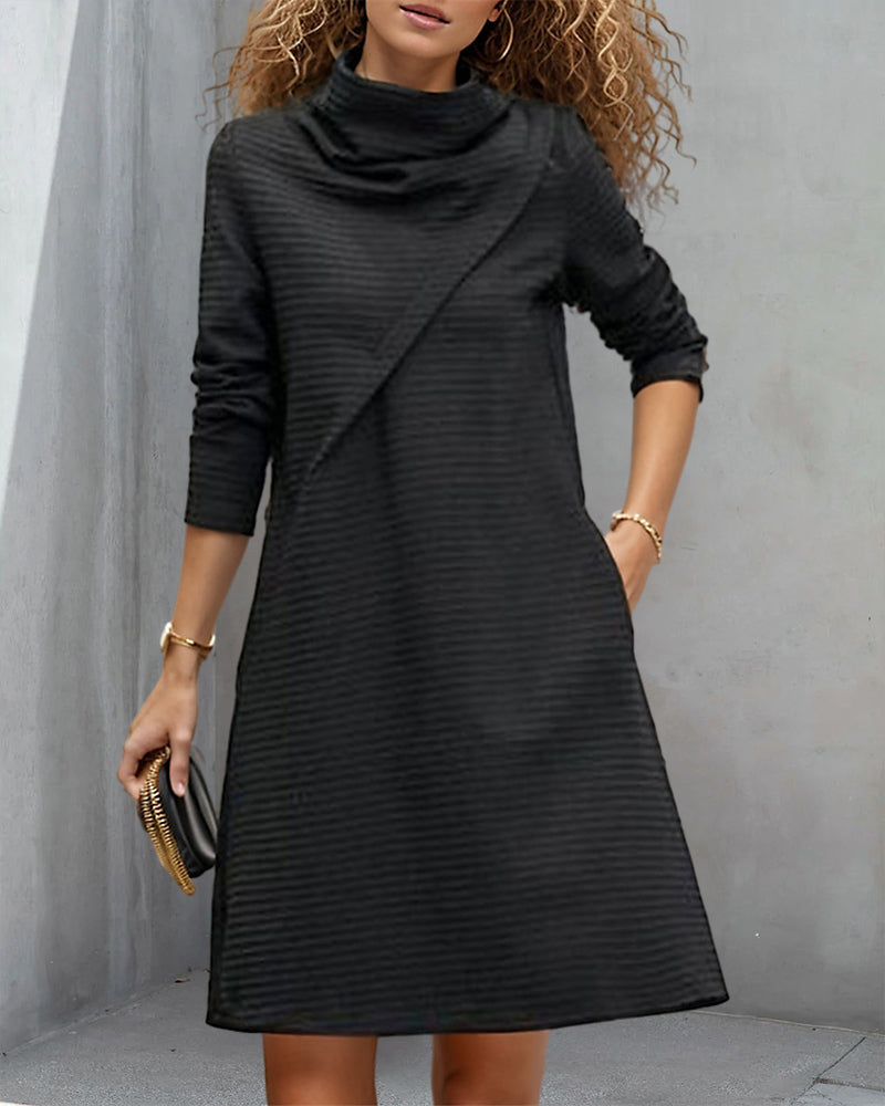 Couture jurk met hoge zak