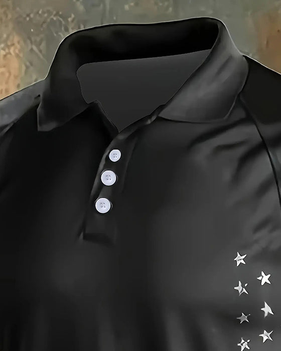 Heren T-shirt Met Kraag, Korte Mouwen