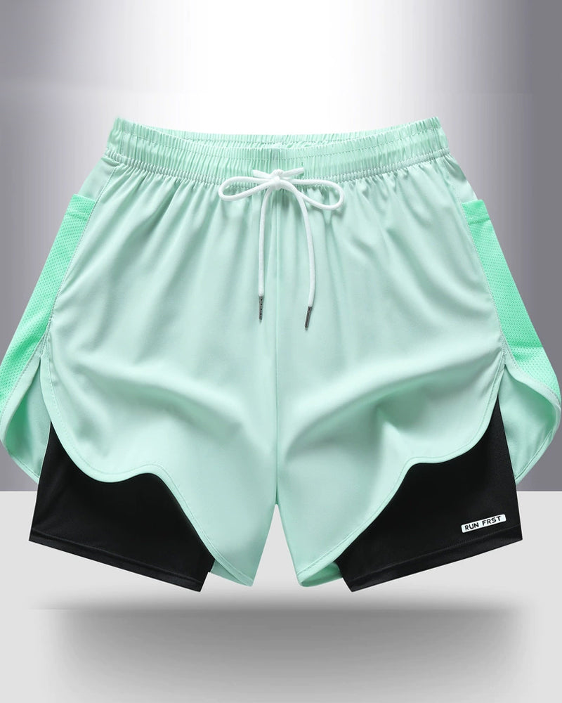 Shorts Ademend Snel Drogend Dubbellaags