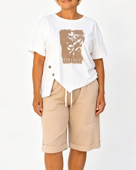 Set Korte Mouw T-Shirt En Shorts