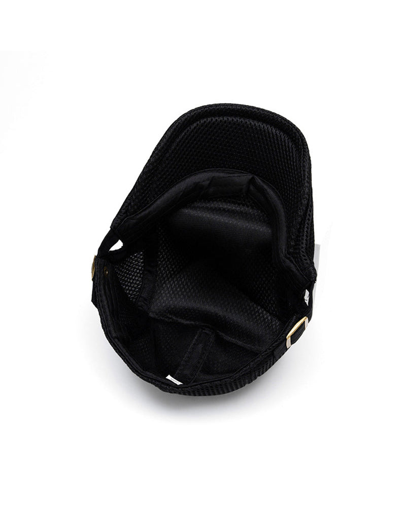 Heren Ademend Mesh Platte Pet - Verstelbare Newsboy Ivy Baret Zomerhoed