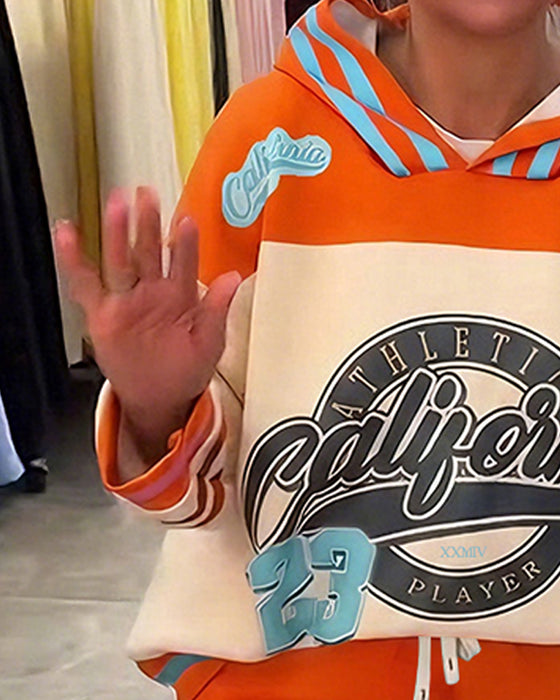 Set Comfortabel Kleur Blok Sport