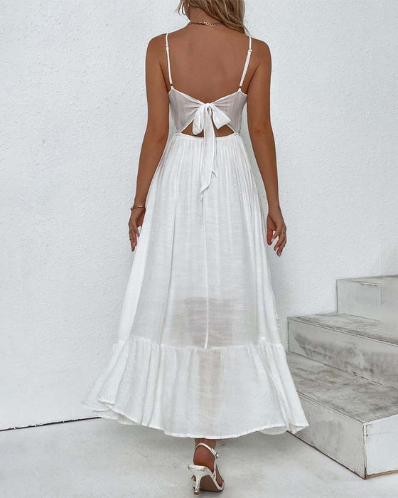 Effen kleur elegant kanten jarreteljurkje