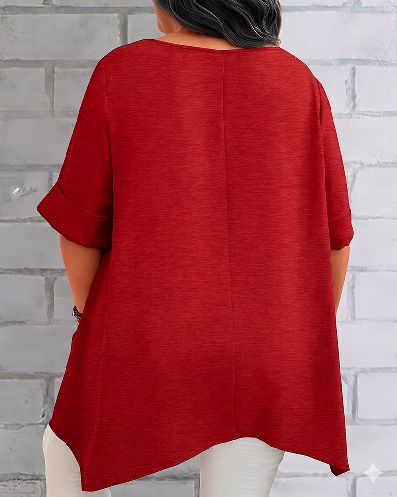 T-Shirt Loose Zijzak