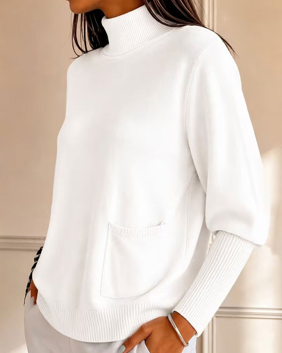 Pullover Turtleneck Zak Effen
