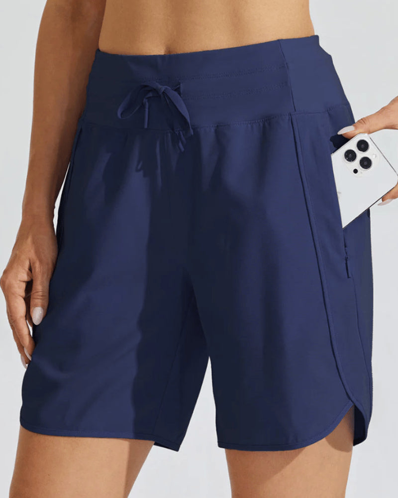 Hoge Taille Sportieve Shorts Met Buikcontrole