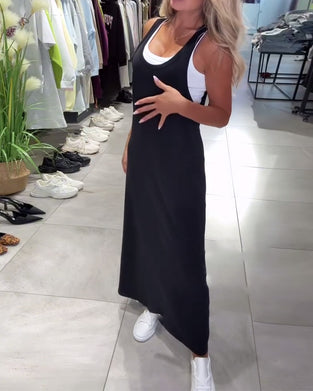 Jurk Slankmakend Draagband Casual