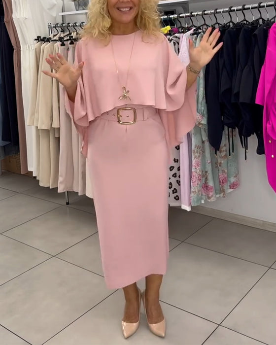 Jurk Fashionable Ronde Hals Elegant