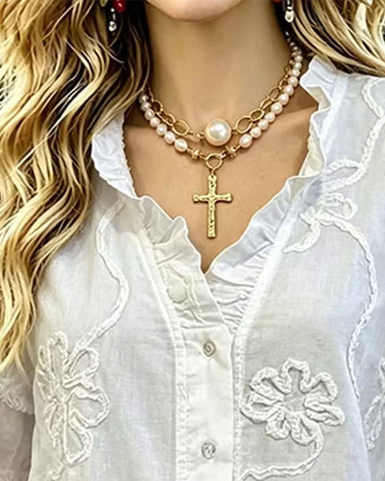 Blouse Franjezoom Pofmouw