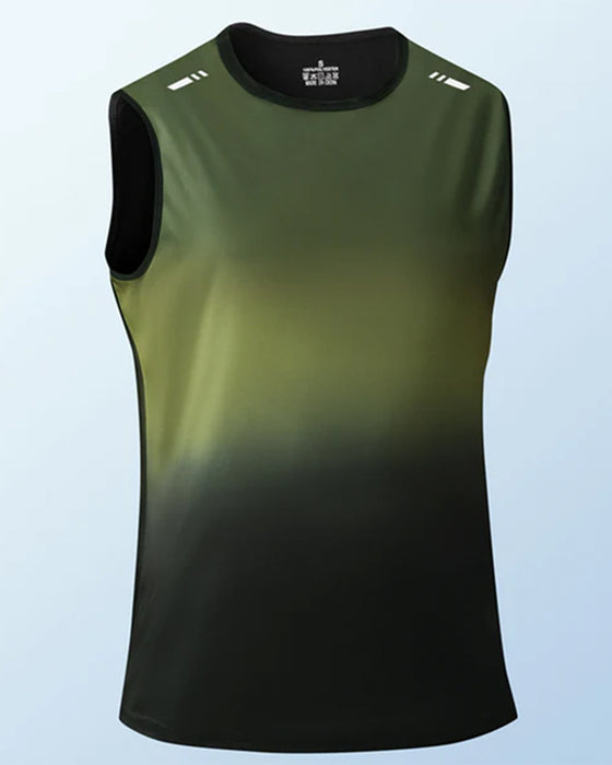Heren Tanktop, Gradient, Ronde Hals