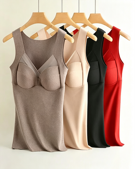 Tanktop Eenstuks Gevoerd Warm
