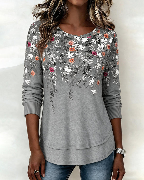 Top Bloemig Print Mode