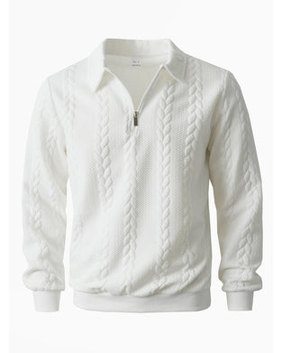 Hoodie Knoopsgat Half Rits Casual