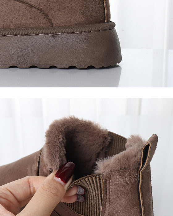 Dikke, effen sneeuwschoenen