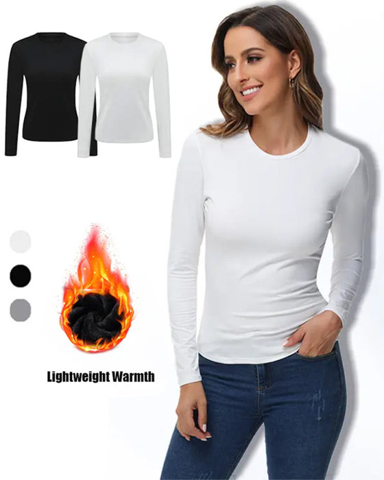 Langmouwige Overhemden Met Fleecevoering