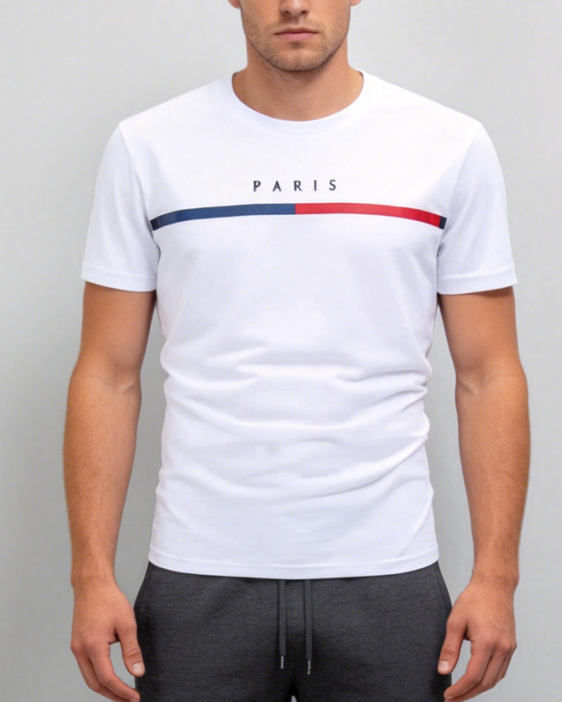 T-Shirt Snel Droog Ronde Hals Korte Mouw