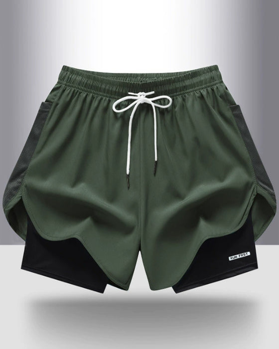 Shorts Ademend Snel Drogend Dubbellaags