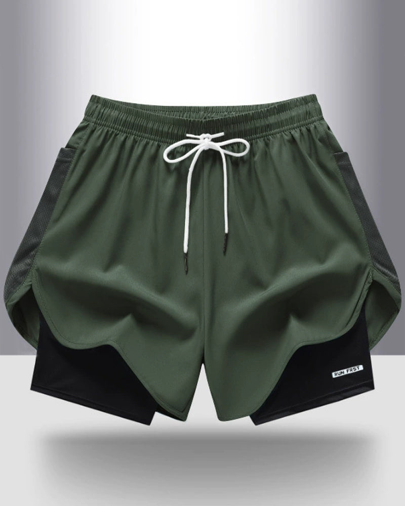 Shorts Ademend Snel Drogend Dubbellaags