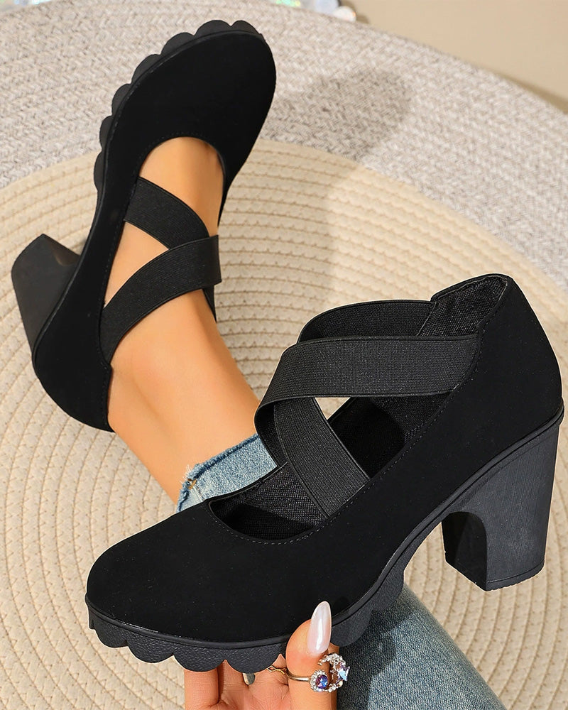 Schoenen Vintage Kruis Veters